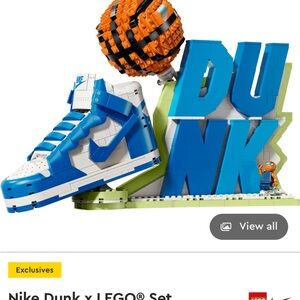 LEGO Dunk Set - Blue, Orange, and Green - Nike